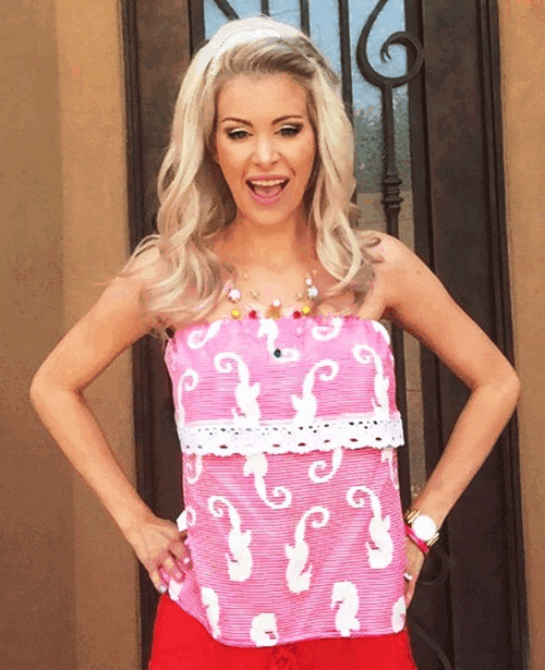 Strapless Seahorse Top